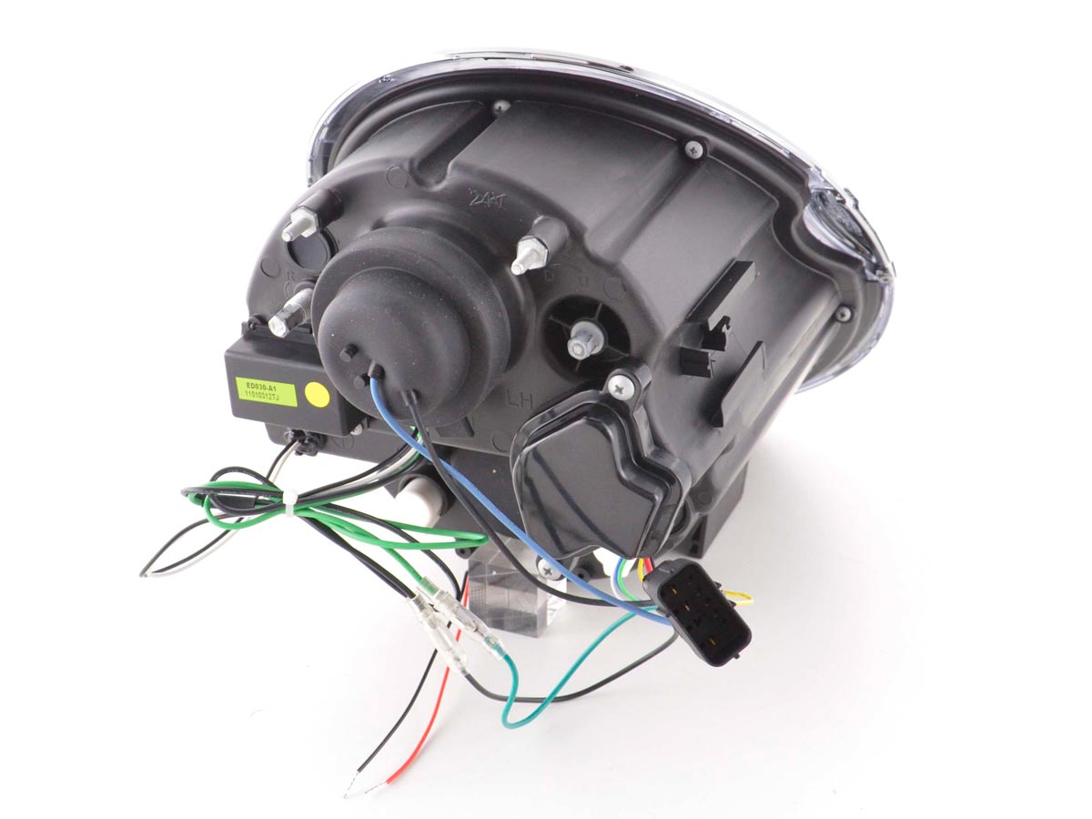 Scheinwerfer Set Daylight LED TFL-Optik Mini Cooper Typ R50 01-06 chrom Scheinwerfer Set Daylight LED TFL-Optik Mini Cooper Typ R50 01-06 chrom